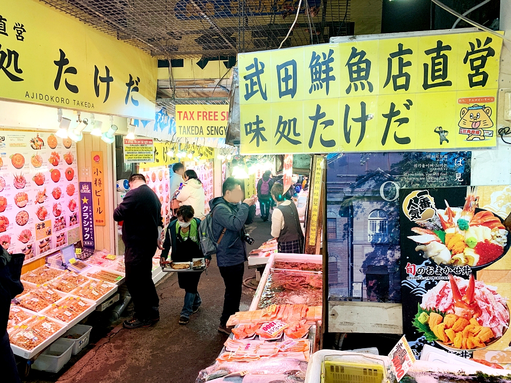 ☆【2020。北海道】小樽三角市場必吃美食！武田鮮魚店直營食堂特製：ANA海鮮丼