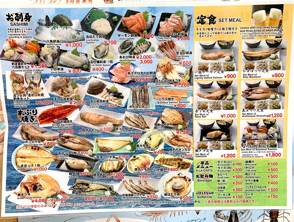 ☆【小樽美食】武田鮮魚店直營食堂特製：ANA海鮮丼。小樽三角市場必吃超鮮甜海膽！