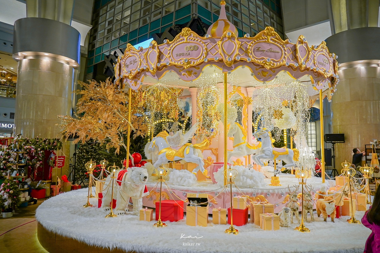 ☆【台北聖誕】Bellavita北歐玻璃屋、101粉色旋轉木馬。信義區最浪漫打卡景點攻略！