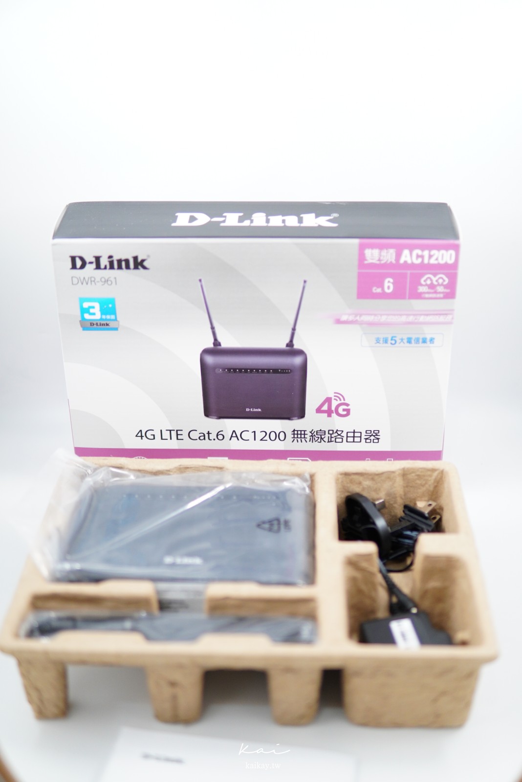 ☆【3C】世界末日救星。D-Link DWR-961 4G LTE Cat. 6 AC1200無線路由器（開箱、測速、設定步驟）