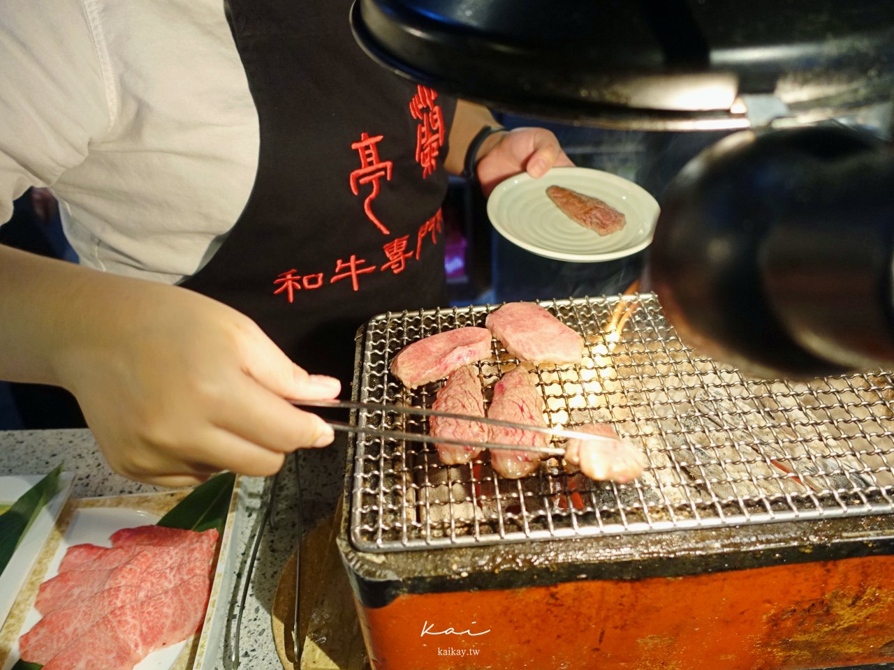 ☆【台北｜大安站】蘭亭燒肉午間定食。親民價享受日本和牛＆專人代烤