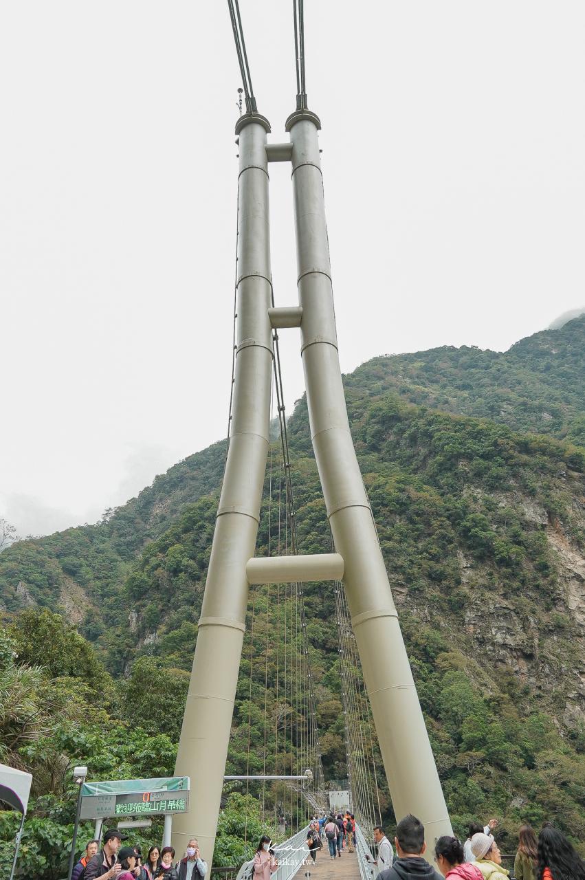 ☆【花蓮景點】太魯閣布洛灣山月吊橋。最新秘境吊橋景點
