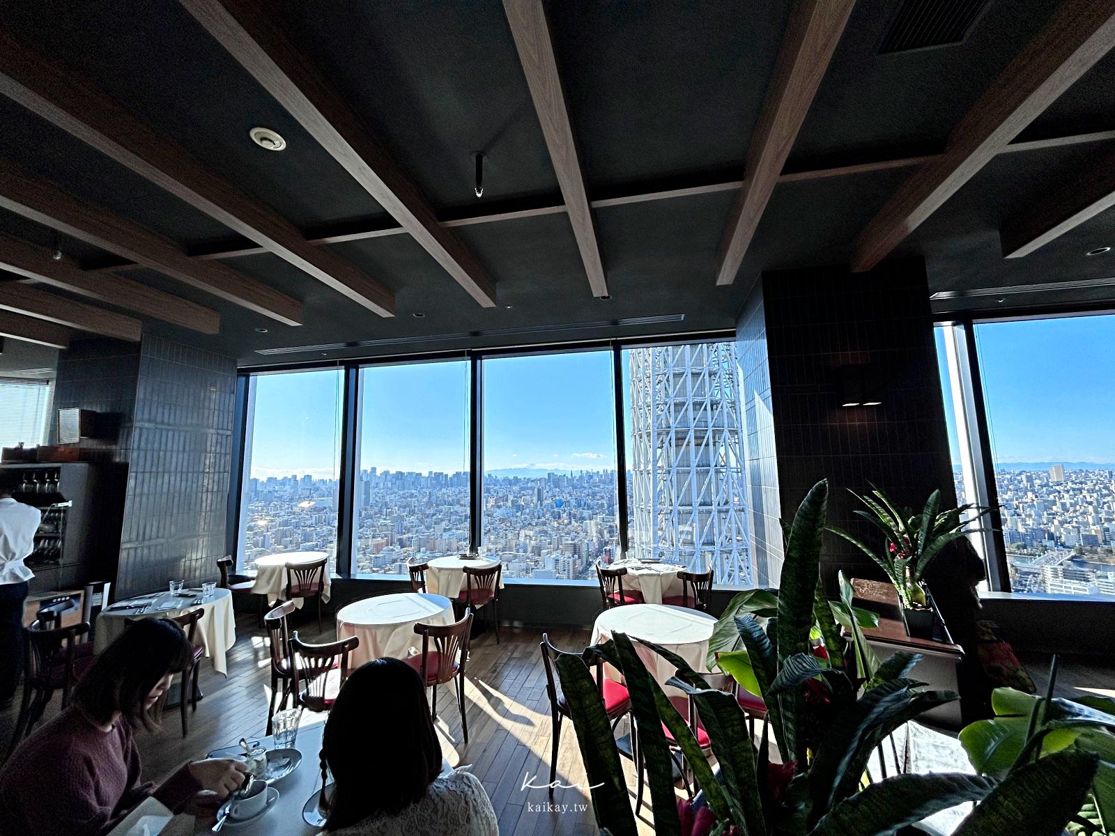 ☆【東京晴空塔美食】30樓高空景觀敘敘苑。午間套餐划算到嚇死你！