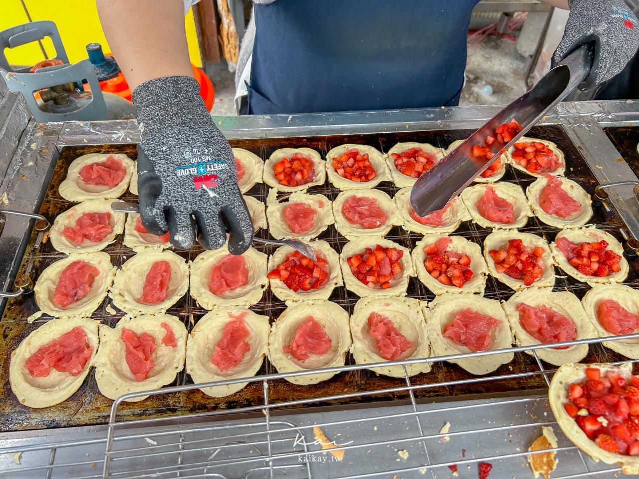 ☆【台北｜內湖】草莓車輪餅真的有好多草莓！內湖草莓季必吃隱藏版美食！