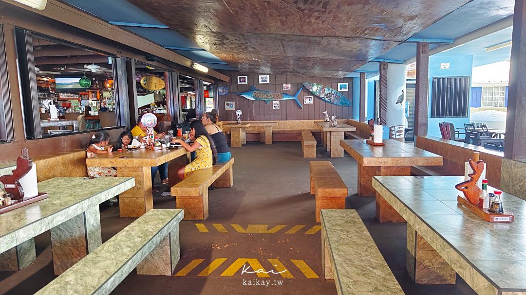 ☆【關島美食】無敵海景搭配美式大漢堡。傑夫海盜餐廳 Jeff’s Pirates Cove